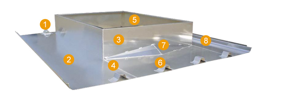 roof curb detail diagram